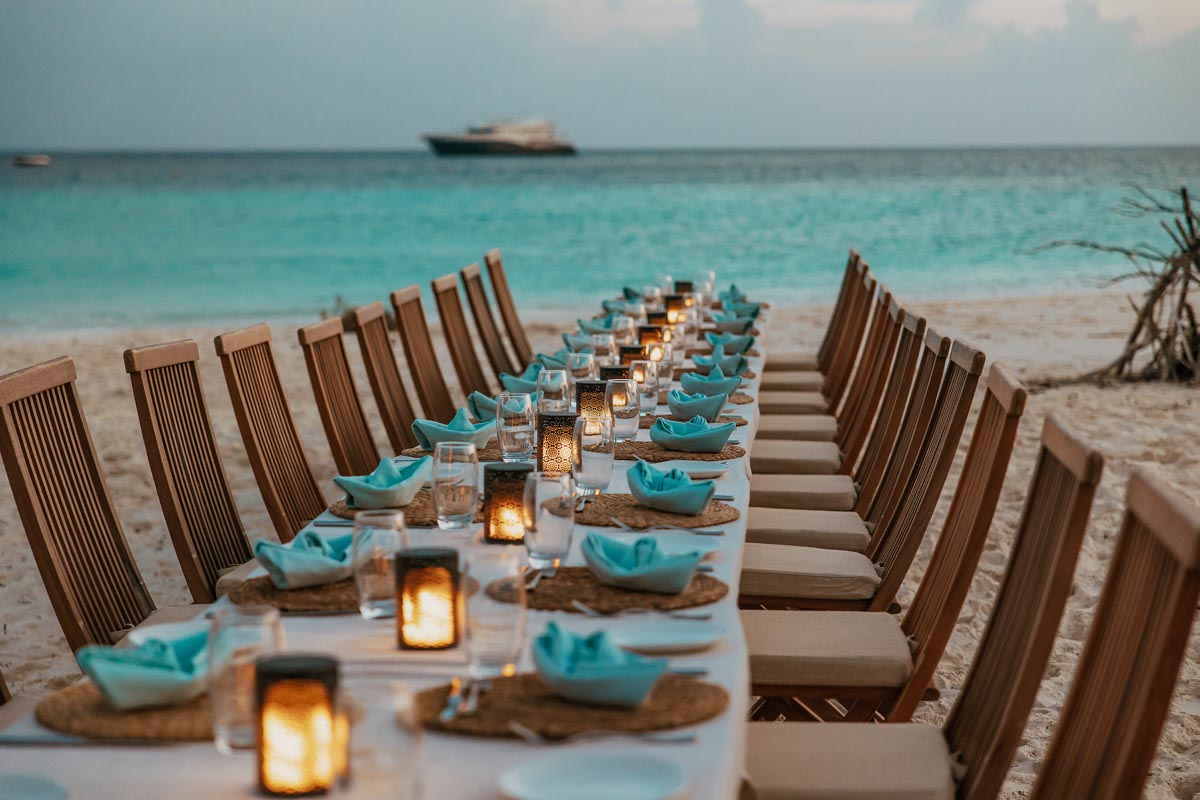 4. Beach BBQ setup